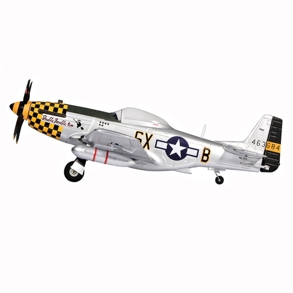 TOP-RC-HOBBY-P-51-Mustang-Spannweite-von-750mm-EPO-RC-Flugzeug-Kriegsvogel-Bausatz-1895218-7